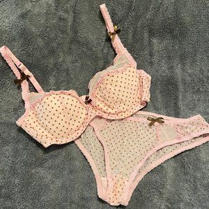 Agent Provocateur bra and panty set--early 2000s
